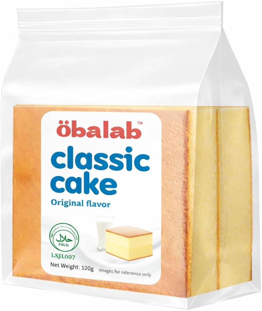 obalab עוגה בטעם חלב 120 גרם 32 יח