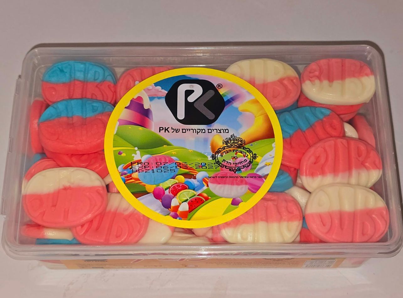 PK גומי ג'לי גולגולת  –18 ג 60 יח כשר