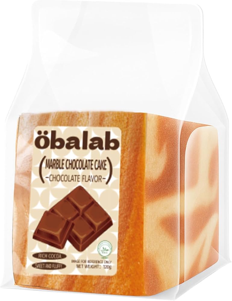 obalab עוגה בטעם שוקולד 120 גרם 32 יח