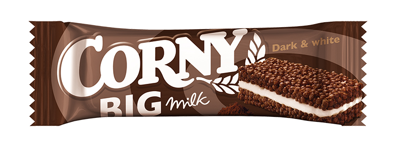 קורני חטיף דגנים חלב מריר  ביג 50 גרם 24יח כשר 