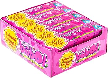 צ'ופה צ'ופס ביג באבול תות קרם  27 גרם 20 יח 