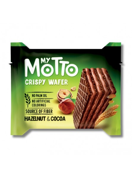 וופל my motto בטעם  איגוזים 30 גרם 20 יח