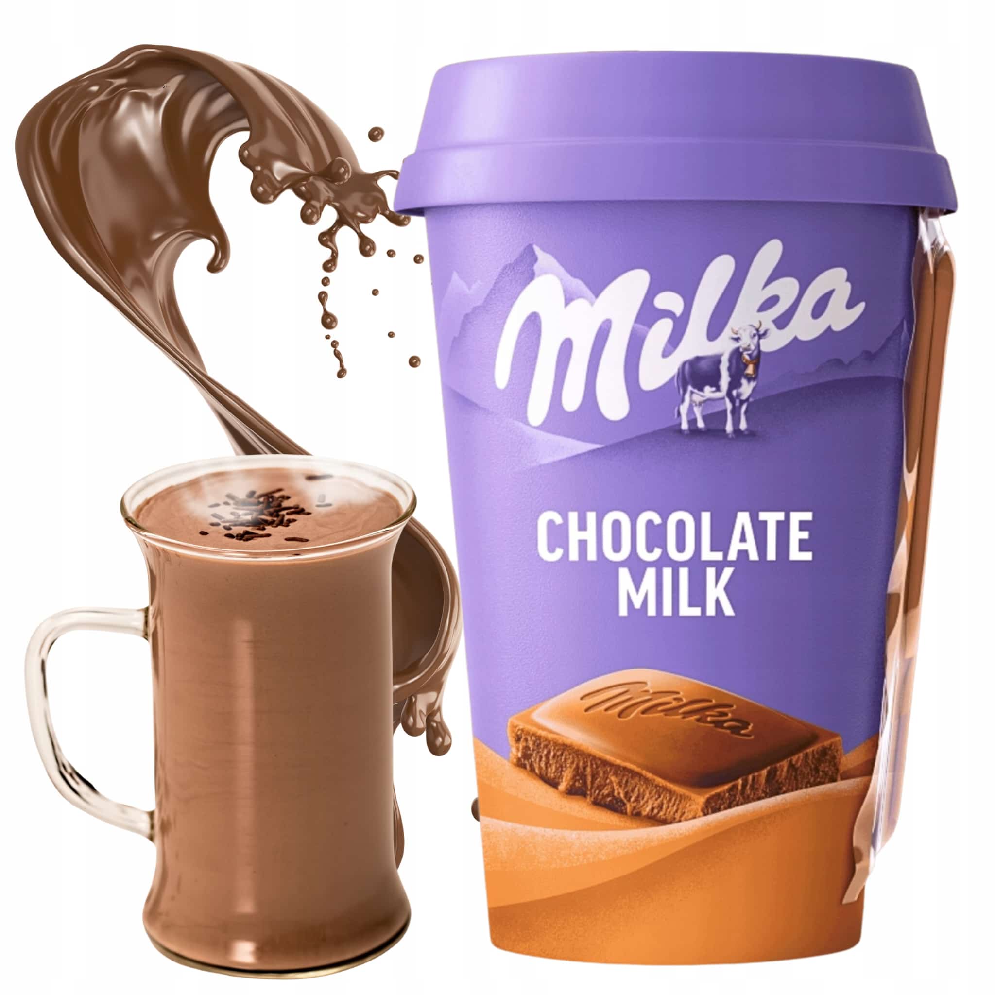 מילקה משקה  בטעם שוקולד חלב  220 גרם 10 יח