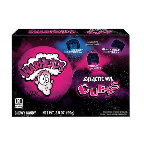 Warheads Cubes Sour y וורהאדס סוכריה צוביע לשון  99ג 12 יח