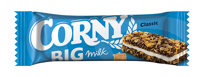 קורני חטיף דגנים חלב ביג 50 גרם 24יח כשר 