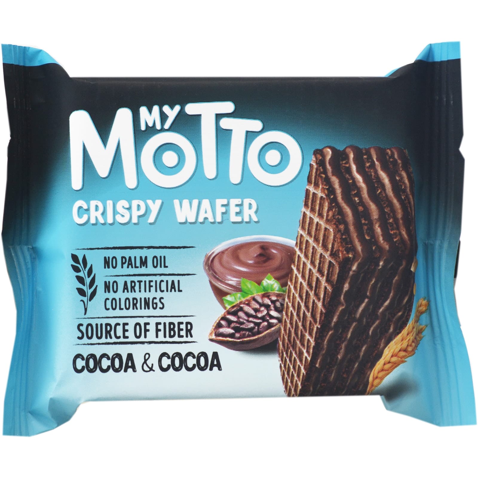 וופל my motto בטעם  קקאו 30 גרם 20 יח