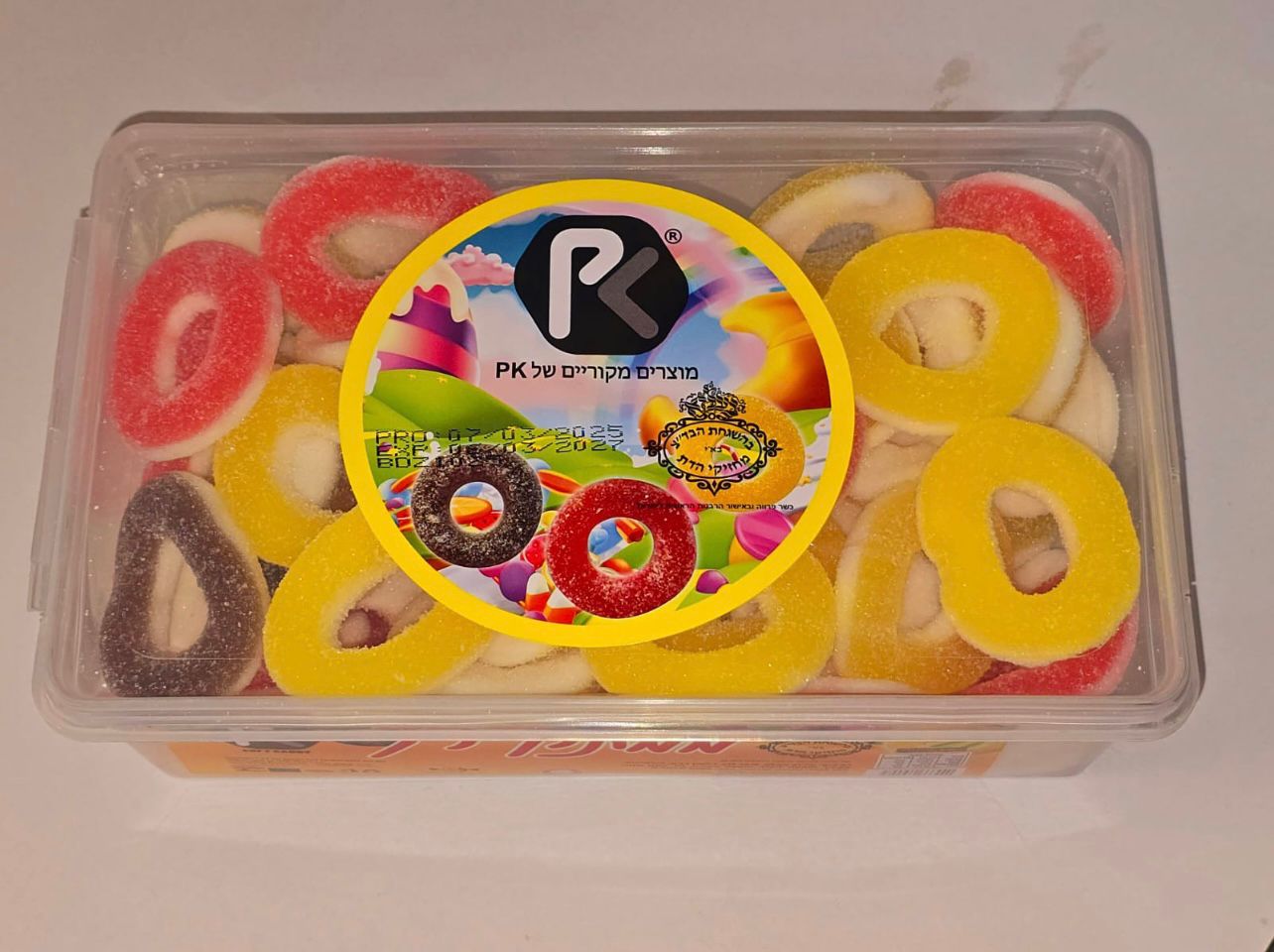 PK גומי ג'לי כונכית פנינה –18 ג 60 יח כשר