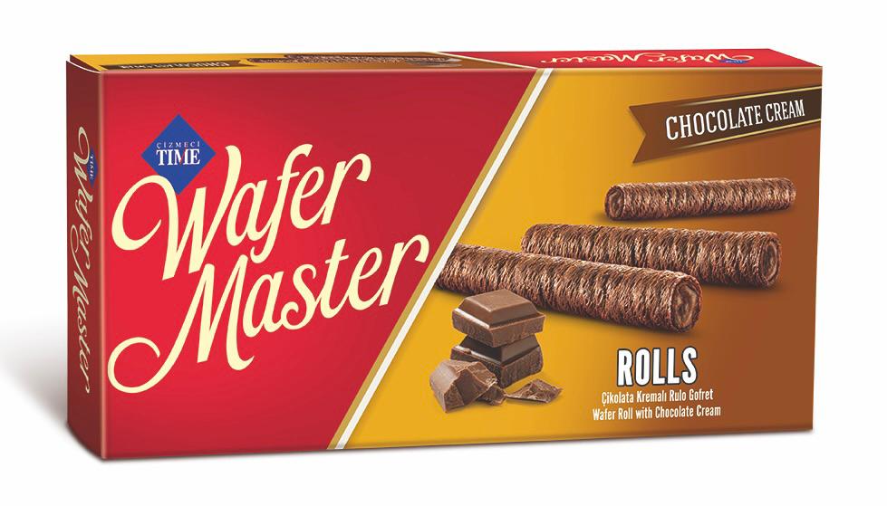 רול גלילות קרם שוקולד  65 ג 24 יח wafer master