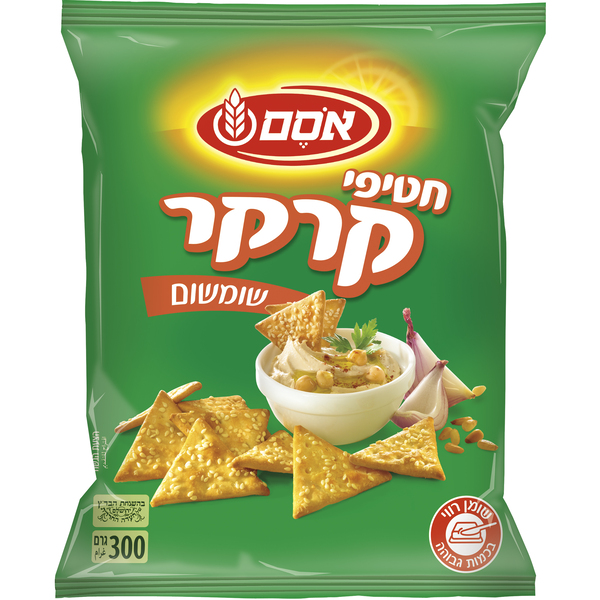 חטיפי קרקר שומשום 300 ג 12 יח