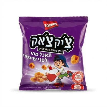 ביסלי ציק צאק חמוץ חריף 40 ג 60 יח