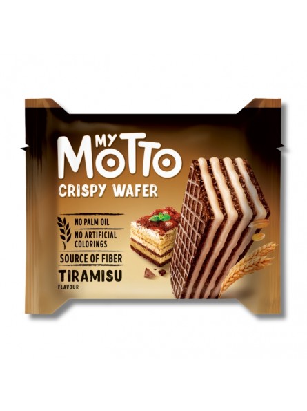וופל my motto בטעם  טרמיסו  30 גרם 20 יח