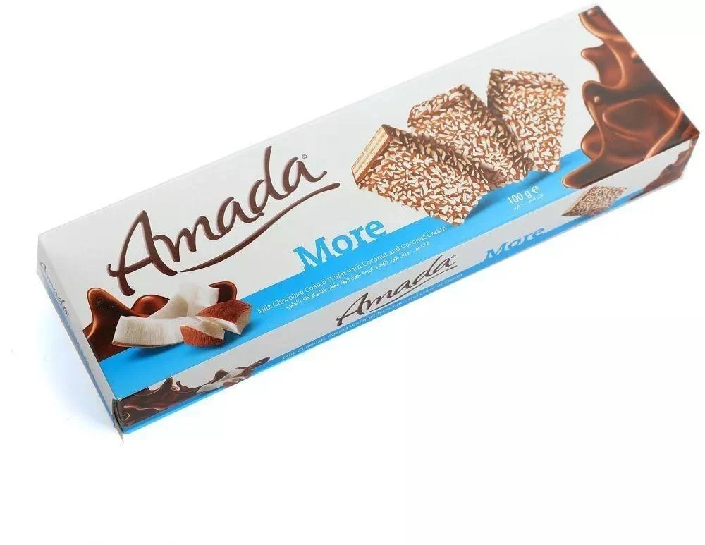 ביסקויט אמאדה מור קוקוס 100ג 12יח