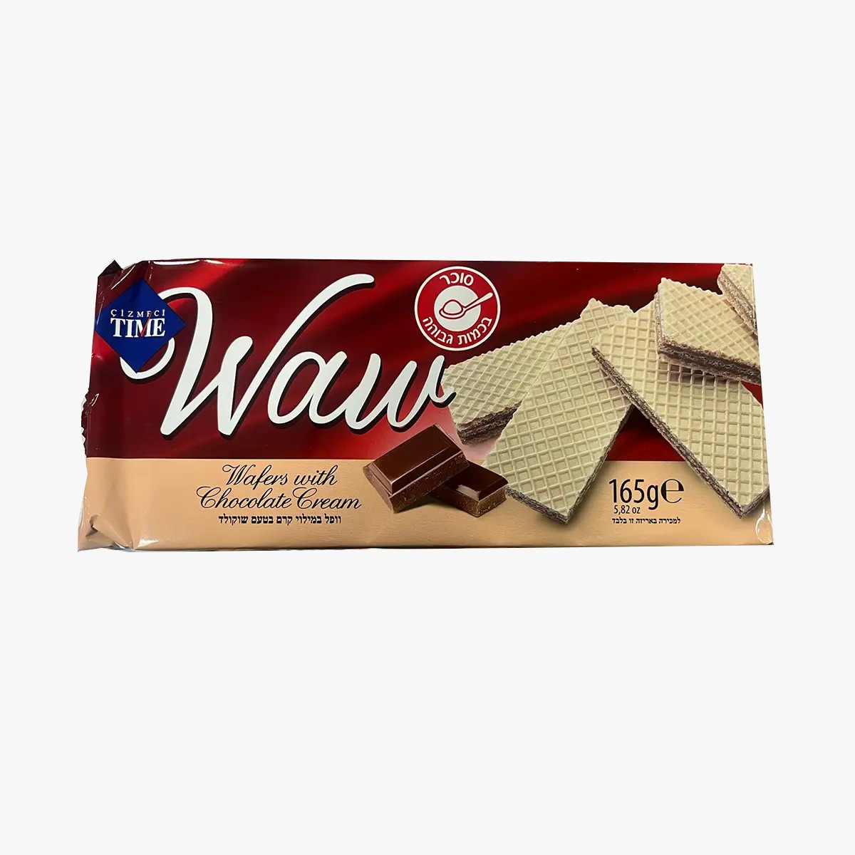וופל וואוו שוקולד  165 ג 24 יח