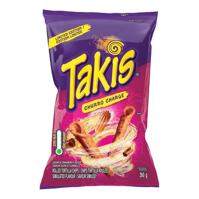 Takis טאקיז בטעם צ'ורוס צ'ארג'  260ג 14 יח