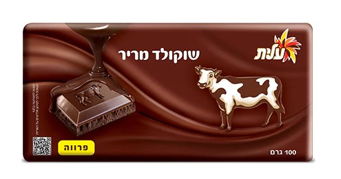 שוקולד פרה מריר 100גרם  24\1