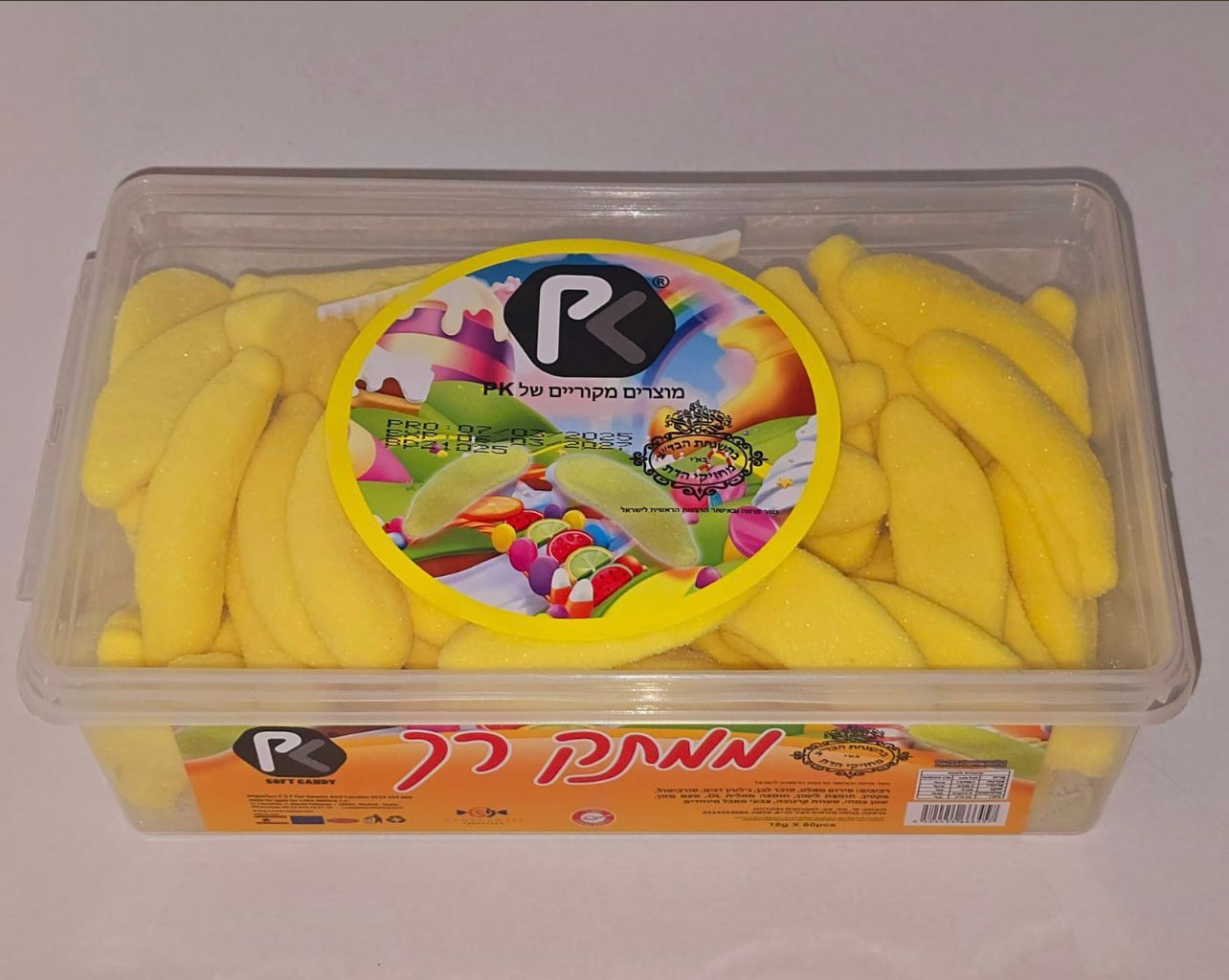 PK גומי ג'לי בננה  –18 ג 60 יח כשר