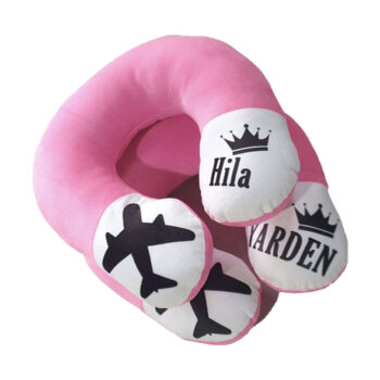 כרית טיסה לצוואר להדפסה (5 יח' בחבילה)