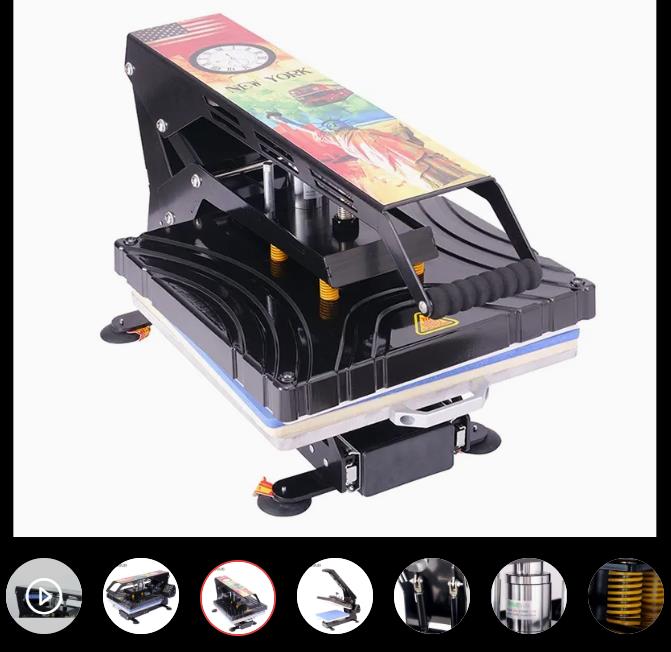 מכבש חום איכותי במיוחד 38X38 אוטומטי