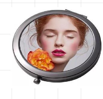 מראה עגולה להדפסה כסופה