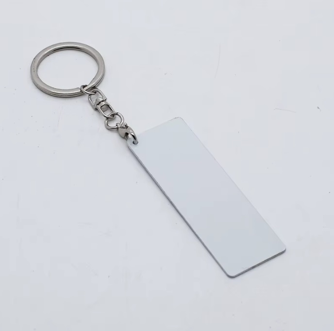 (50 יח') מחזיק מפתחות דו צדדי אלומיניום פנורמי