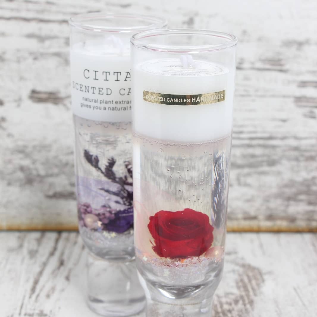 נר ריחני כוס גבוהה