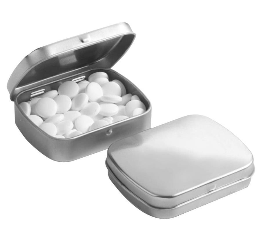 50 יח' קופסאת סוכריות אלומניום למיתוג - לא סובלימציה