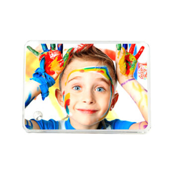 מסגרת זכוכית עבה מפוארת פינות עגולות 13X18