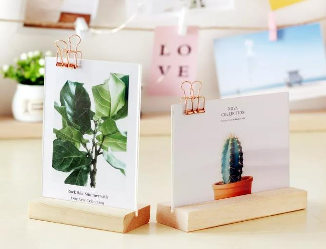 מסגרת אקרילי משולב עץ דו צדדית 15X20