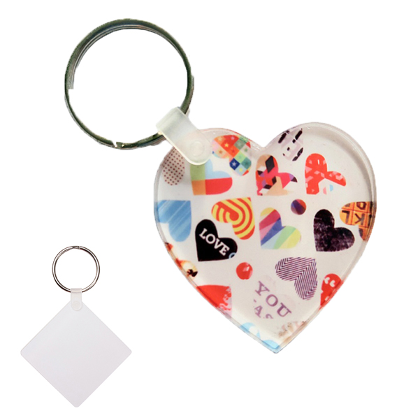 מחזיק אקרילי לב 4 מ"מ