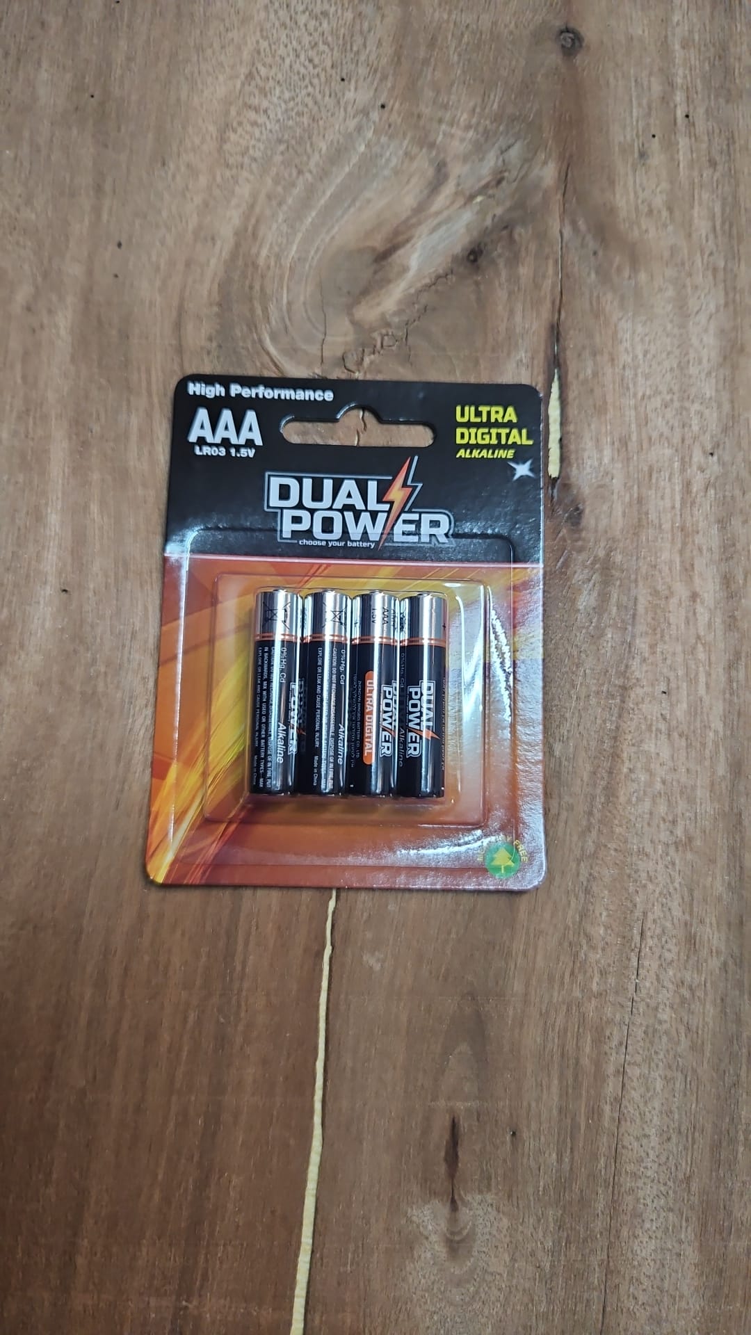 סוללה DUALPOWER דגם AAA (12 רביעיות בקוסא)