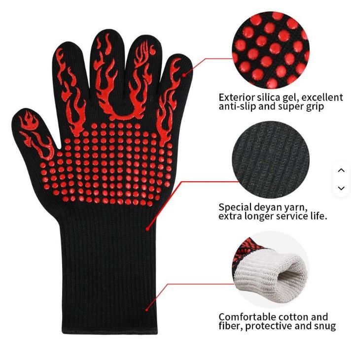 זוג כפפות מבודדות חום למכבש 