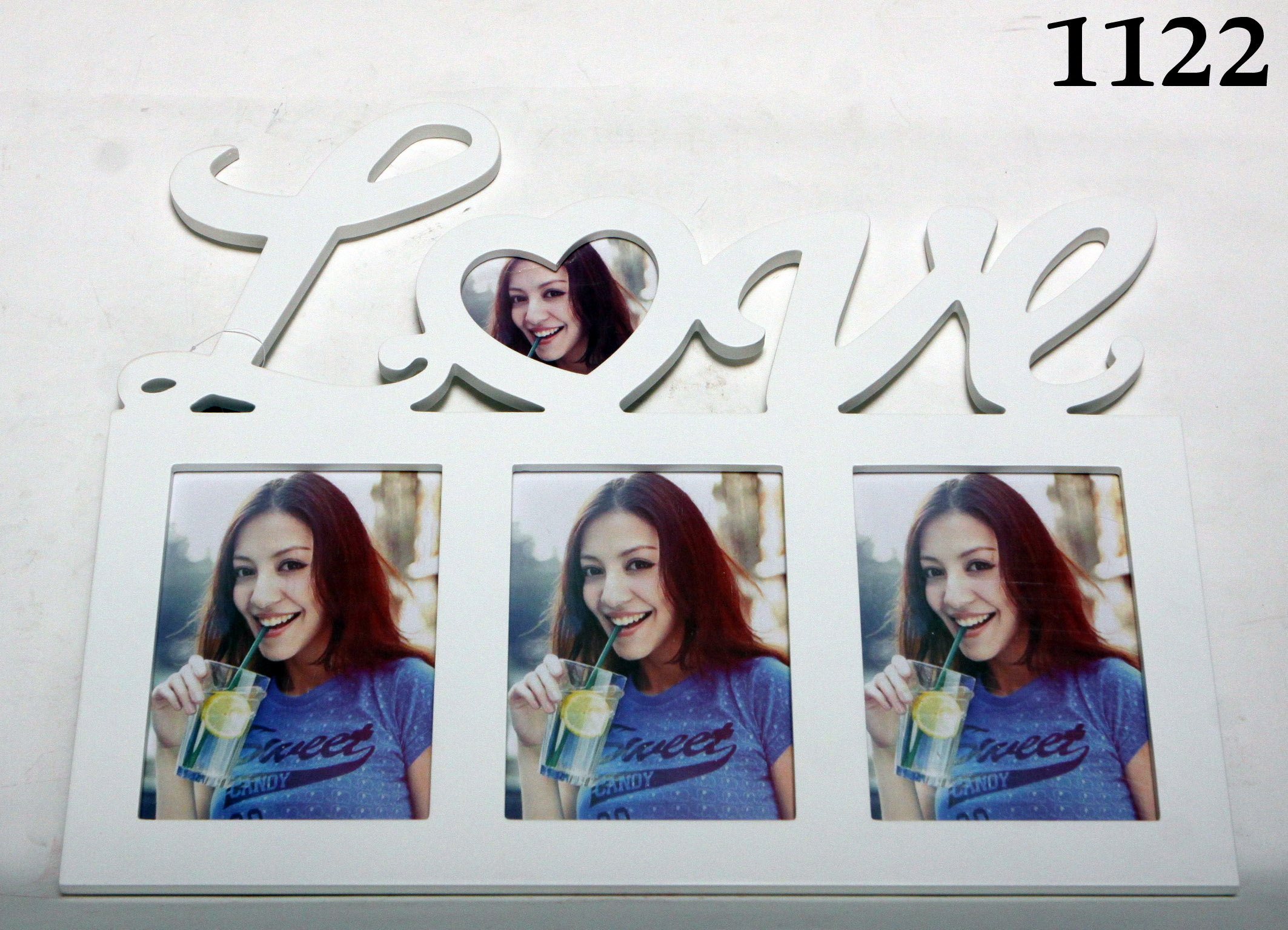 (1122)מסגרת LOVE מעוצבת 21*15