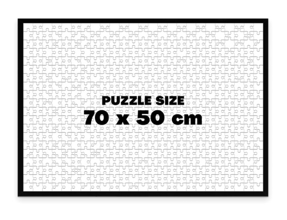 (6 יח')פאזל להדפסה 50X70 חלקים 1000