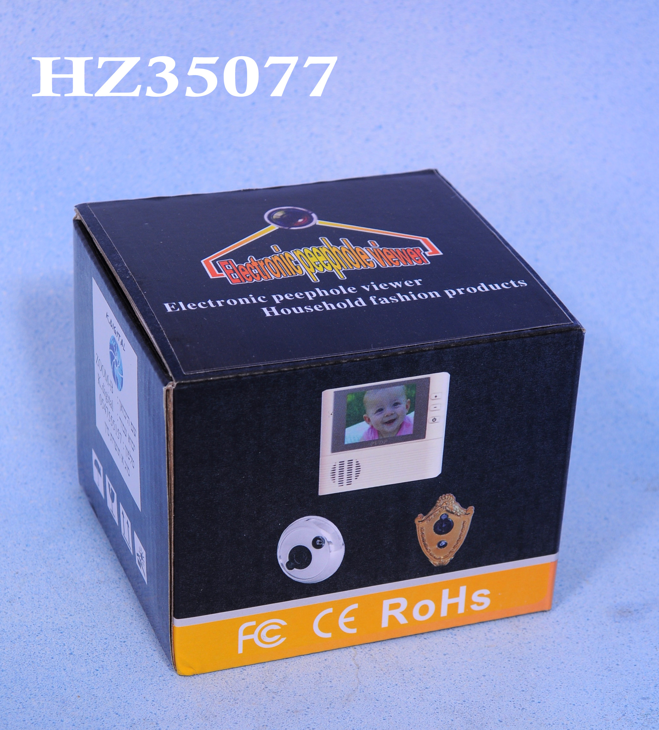 מסך מקצועי 2.8 הכולל מצלמה + פעמון לדלת הבית