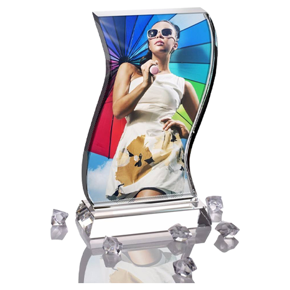 קריסל מפואר דמוי גל עומד + מעמד