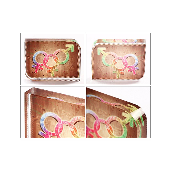 בלוק קריסטל מיני 8*6 -20 מ"מ פינות עגולות