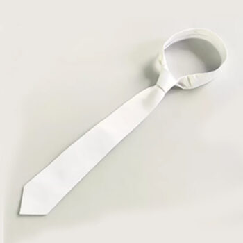 עניבה לבנה להדפסה