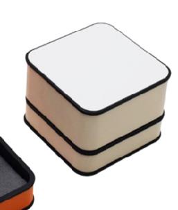 (6יח' במארז) קופסא מפוארת לטבעת - הדפסה עליונה