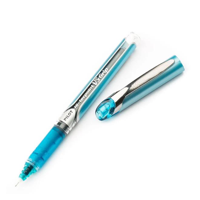 עט רולר PILOT V5 GRIP - תכלת