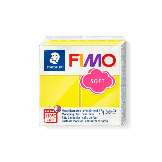 פימו סופט 10 FIMO - צהוב לימון