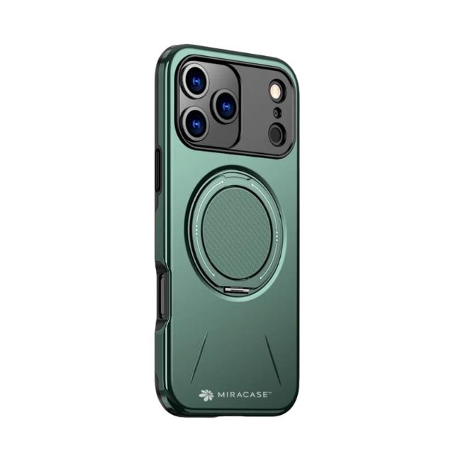 כיסוי ל- iPhone 17 Pro Max בצבע ירוק דגם MIRAMAG מבית Miracase