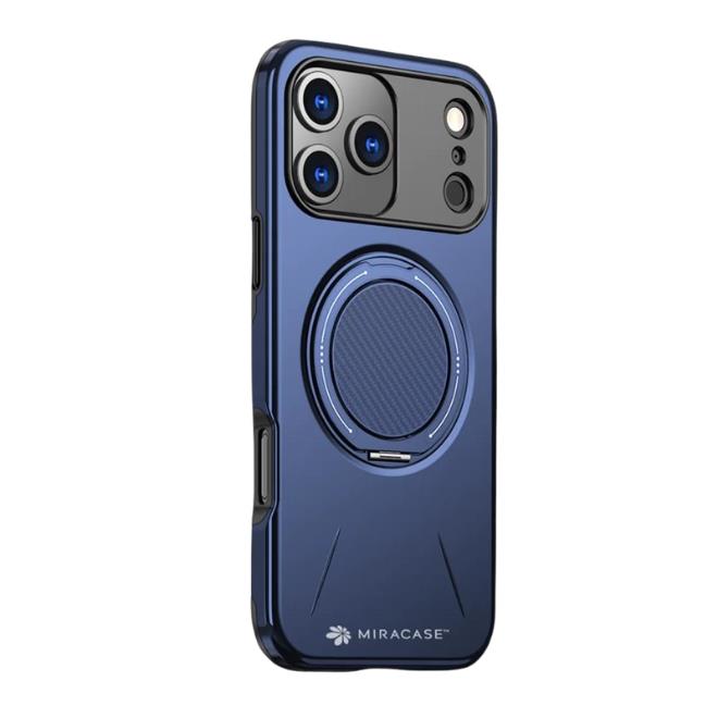 כיסוי ל-iPhone 17 Pro בצבע כחול דגם MIRAMAG מבית Miracase