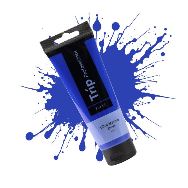 צבע אקריליק 120 מ"ל ULTRA MARINE BLUE 