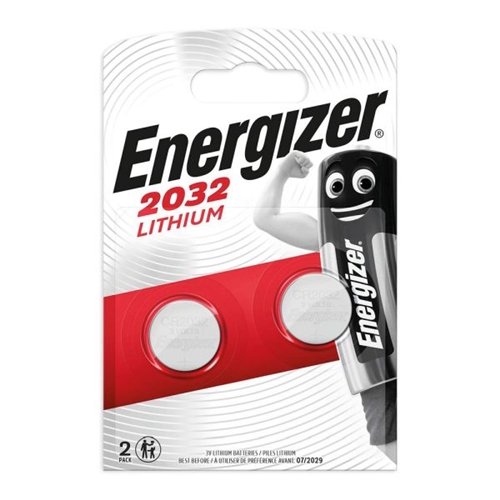 זוג סוללות לית'יום Energizer 3V CR2032