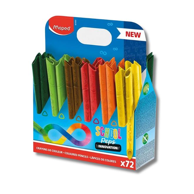 צבעי עיפרון ללא חידוד אינפיניטי 1/72