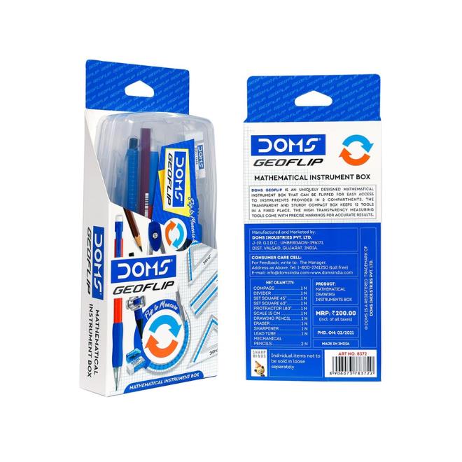 סט הנדסה DOMS GEOFLIP
