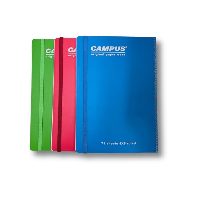 מחברת 1 נושא # CAMPUS A4 מדורג עם גומיה