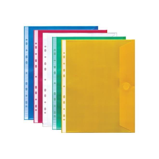 תיקיה צמדן A4 לבן