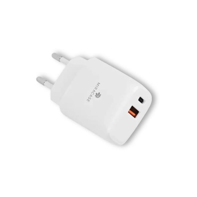מטען קיר מהיר דגם MWC20PQ בצבע לבן מבית MIRACASE