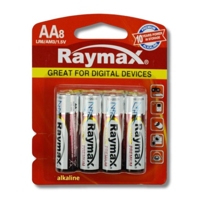 סוללות RAYMAX AA8